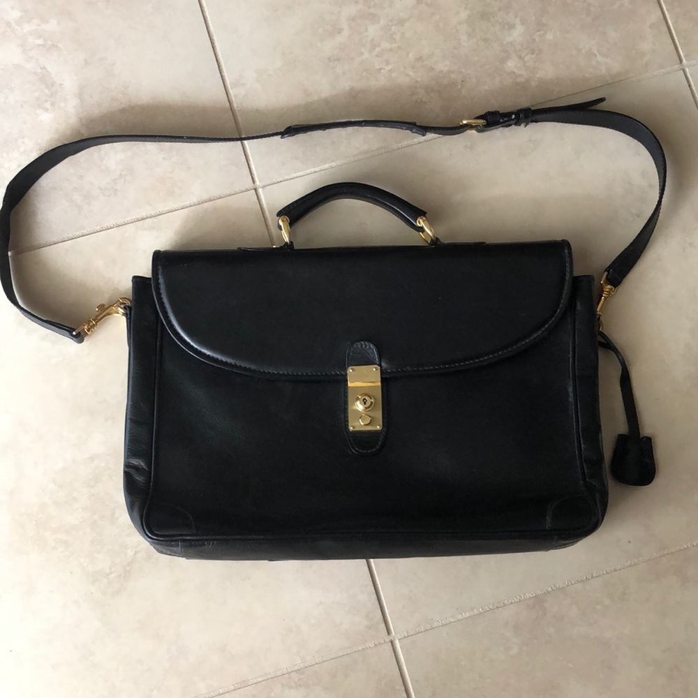 Cole Haan leather soft briefcase